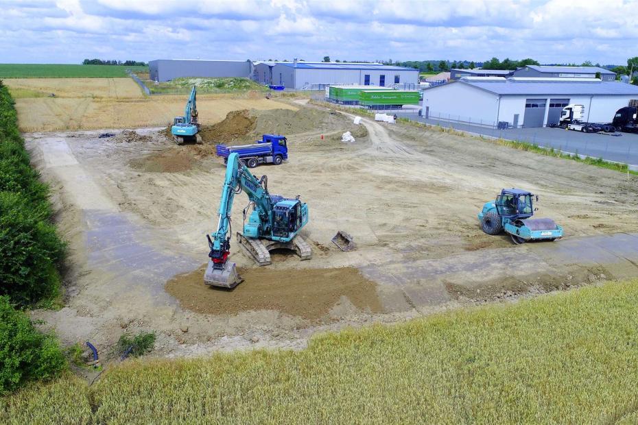 Peckelsheim – Erweiterung des Regenrückhaltebeckens im Gewerbegebiet „Lützer Park“ 